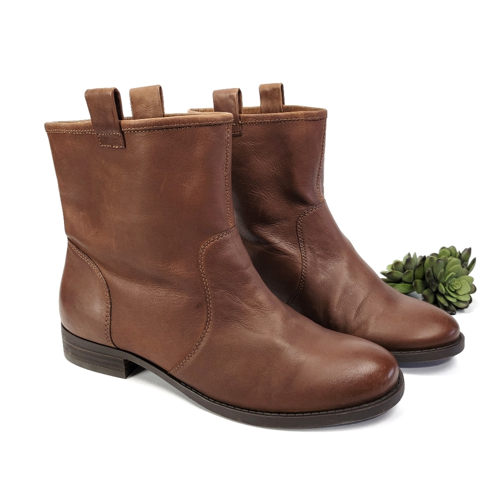 Sole Society Natasha Bootie Pull On Leather Size 10M/42